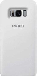 Samsung Back Cover Σιλικόνης Λευκό (Galaxy S8+)
