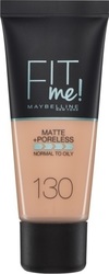 Maybelline Fit Me Matte + Poreless Machiaj lichid 130 Buff Bej 30ml