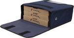 Isothermische Tasche Thermo Tasche Lieferung Pizza Carrier für 3 große in blauer Farbe