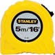 Stanley Μετροταινία με Αυτόματη Επαναφορά 16mm x 5m