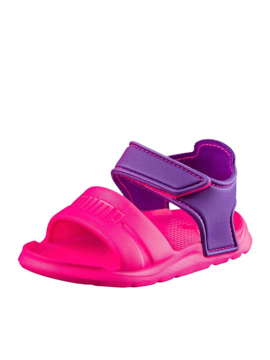 PUMA Παιδικά Πέδιλα Wild Sandal Injex Φούξια