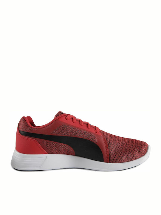 Puma Trainer Evo Knit Ανδρικά Αθλητικά Παπούτσια Running Κόκκινα