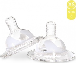 Twistshake Baby Bottle Teats Anti-Colic X-Small Silicone Teats for 0m+ 2 Pieces