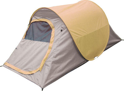 Panda 10209 Pop Up III Automatisch Sommer Campingzelt Pop Up Gelb für 3 Personen 145x230x110cm 10209