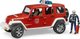 Bruder Jeep Wrangler Unlimited Rubicon Fire Engine Car 1:16 Fire Truck For 3+ Years