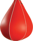 Olympus Sport Synthetic Speed Punching Bag 30cm Red