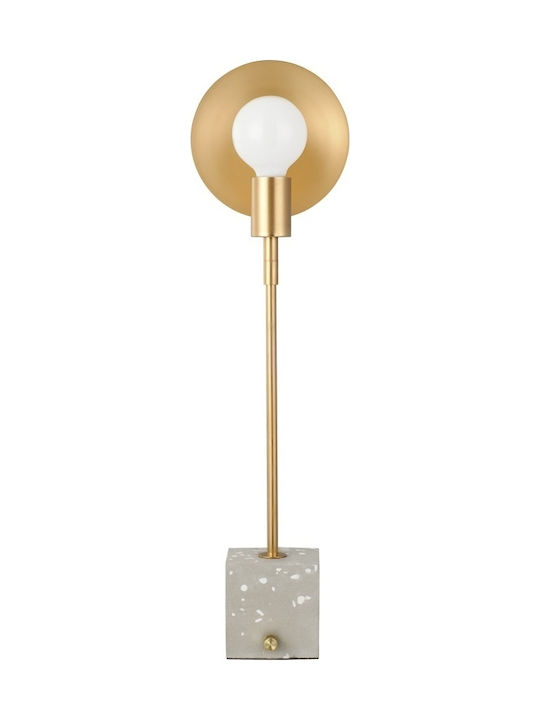 Aca Floor Lamp H65xW18cm. with Socket for Bulb E27 Gold