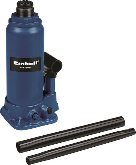 Einhell Υδραυλικός Γρύλος Μπουκάλας με Δυνατότητα Ανύψωσης έως 41.3εκ. και Φορτίο Βάρους έως 5 Τόνους ΒΤ-ΗJ 5000