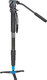 Benro Benro C38TBS2 Carbon Fiber Photography & Video Monopod with Tripod Base with Hydraulic Head and 2.5kg Maximum Load