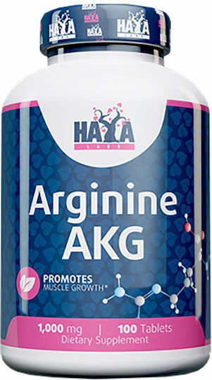 Haya Labs Arginine AKG 1000mg 100 Tablete