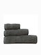 Nef-Nef Homeware Bath Towel Aegean 80x160cm Anthracite Weight 705gr/m²