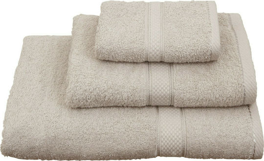 Viopros Gesichtstuch Classic 50x100cm Hellgrau Gewicht 480gr/m²