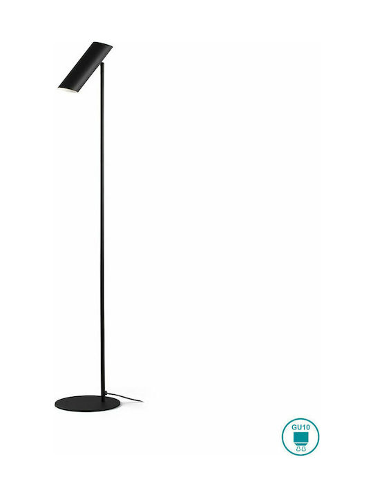 Faro Barcelona Link Floor Lamp H110xW20cm. with Socket for Bulb GU10 Black