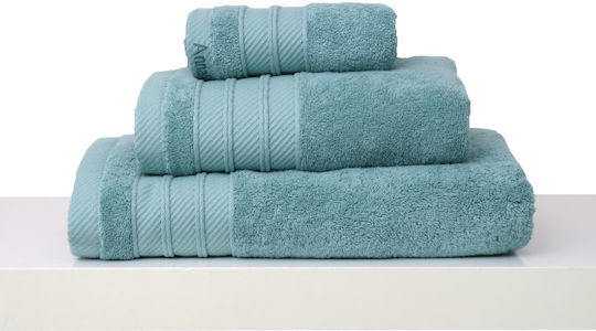 Anna Riska Handtuch Soft 30x50εκ. Lake Blue Gewicht 600gr/m²