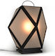 Luma Floor Lamp H50xW40cm. with Socket for Bulb E27 Black