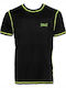 Everlast EVR9624 Herren Sport T-Shirt Kurzarm Schwarz