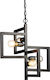 Aca Pendant Chandelier for 4 Bulbs E27 Black