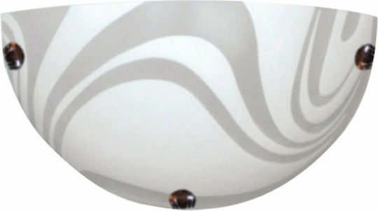 Aca Pelagos Classic Lamp Wall with Socket E27 White 30cm