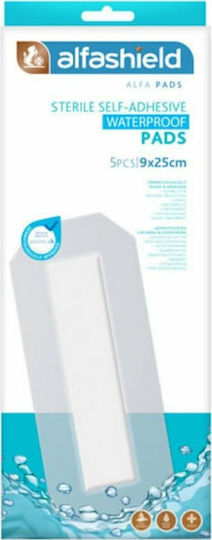 Alfashield Alfa Pads Αυτοκόλλητα Επιθέματα 25x9cm 5τμχ