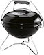 Weber Smokey Joe Premium Ανοξείδωτη Φορητή Ψησταριά Κάρβουνου με Καπάκι Μαύρη 37εκ.