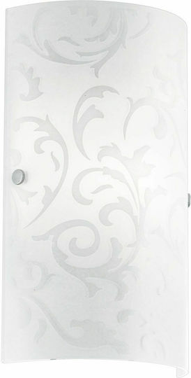 Eglo Amadora Classic Lamp Wall with Socket E14 and Switch White 7.5x18x25cm