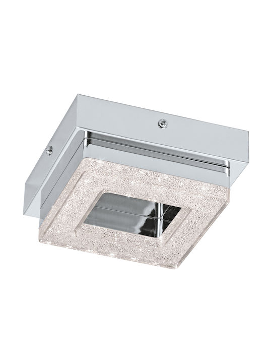 Eglo Fradelo Modern Metall Deckenleuchte mit integriertem LED in Silber Farbe 14Stück