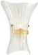 Ideal Lux Fiocco Modern Leuchte Wand mit Fassung E27 Transparent 12x38cm