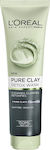 L'Oreal Paris Αφρός Καθαρισμού Pure Clay Detox για Λιπαρές Επιδερμίδες 150ml