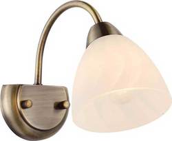 Aca Byron Φωτιστικό Τοίχου Χρυσό 18x18εκ. Aca Byron Φωτιστικό Τοίχου Χρυσό 18x18εκ.