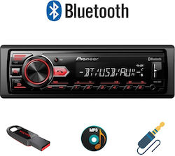 Pioneer Car Audio System 1DIN (Bluetooth/USB) with Detachable Panel
