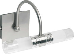 Viokef Tube Осветително тяло За баня Сребрист 22x16.5см.
