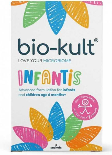 Bio-Kult Infantis Συμπλήρωμα με Προβιοτικά για Παιδιά και Βρέφη 8 φακελίσκοι