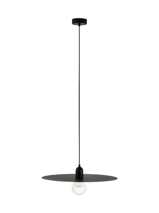 Faro Barcelona Plat Pendant Light Single-Light for Socket E27 Black