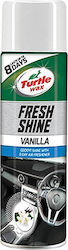 Turtle Wax Spray Epilare cu ceară / Protecție pentru Materiale plastice pentru interior - Tabloul de bord cu Aromă Vanilie Fresh Shine Vanilla 500ml TW38471