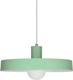 Aca Pendant Light Single-Light Bell for Socket E27 Green