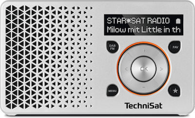 Technisat Digitradio 1 Radio portabil Reîncărcabil DAB+ cu USB Argint