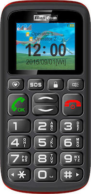 MaxCom MM428BB Dual SIM Handy mit Großen Tasten Schwarz