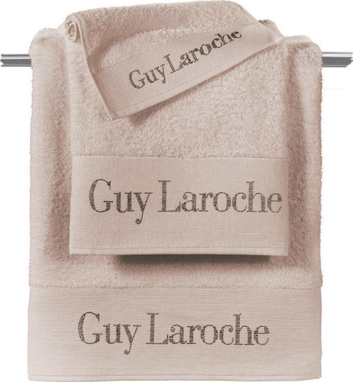 Guy Laroche 3-tlg. Set Badetücher Futura Old Pink Gewicht 500gr/m²