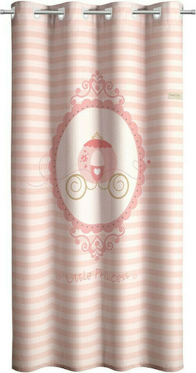 Saint Clair Kids Grommet Top Curtain Little Princess Pink 1752030115064 160x250cm
