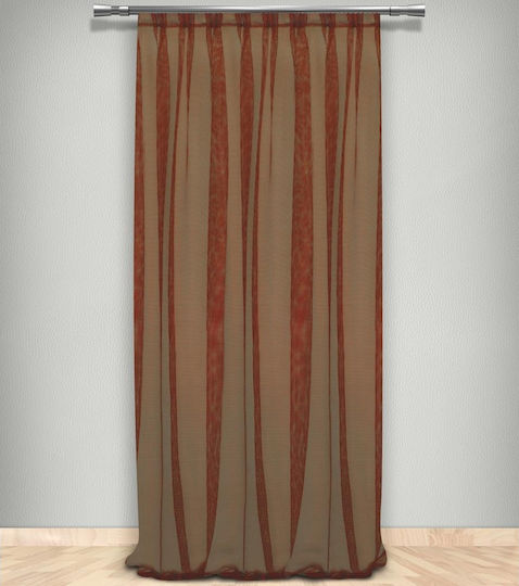 La Maison Blanche 7026311518 Mit Bleistiftfalten Orange 145x300cm