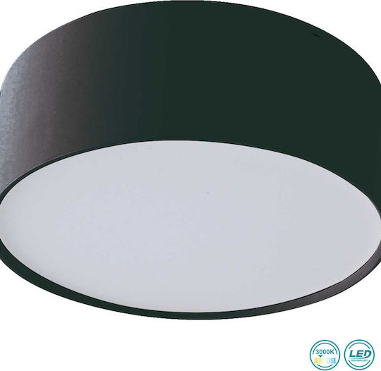 Viokef Jaxon Single Built-In Led Warm White Spot in Black Colour