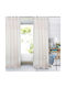 Das Home Vorhang mit Bleistiftfalten 2042 Ecru 140x280cm