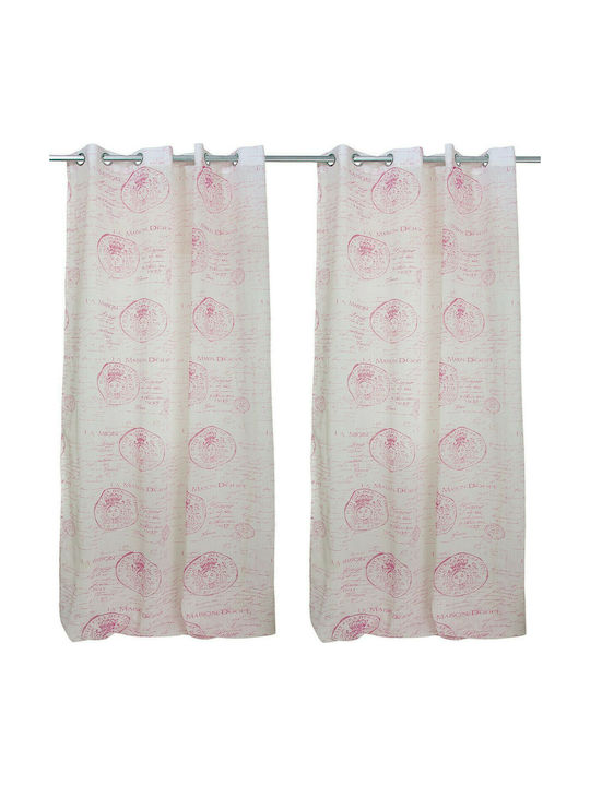 Das Home Curtain with Grommet 2031 Ecru 140x280cm