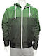 Hummel Luigi Men's Winter Jacket Windproof Green