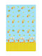 Disney Kids Rod Pocket Curtain WP203 Winnie Blue 140x290cm
