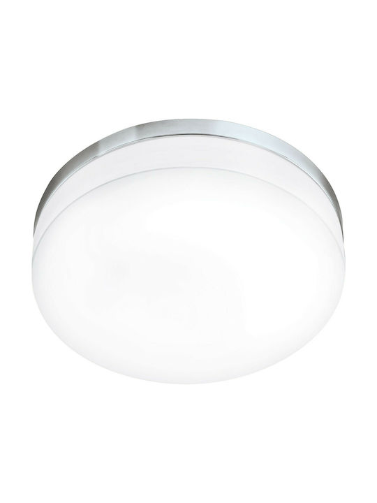 Eglo Lora Μοντέρνα Μεταλλική Πλαφονιέρα Οροφής με Ενσωματωμένο LED σε Λευκό χρώμα 42cm
