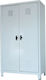 AK-740B Metallic Galvanized Two-Door Wardrobe with Divider 90x46x175cm