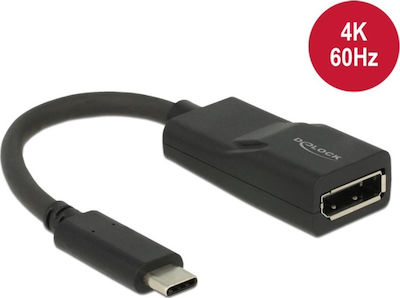 DeLock Μετατροπέας USB-C male σε DisplayPort female (62748)