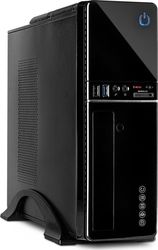 Inter-Tech It-607 Desktop Sw Mini Tower Computer Case Black