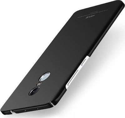 0 Plastic Back Cover Black (Redmi Note 4)